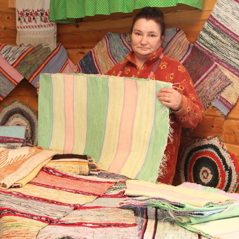 Домашние половички руками бабушек